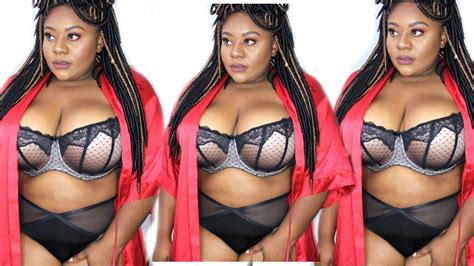 Plus Size Lingerie Try On Haul Ft Hips And Curves Youtube 1596 Hot