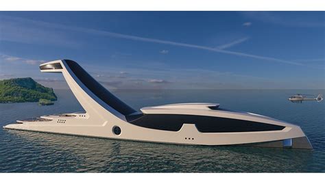Over-the-Top Superyacht Concept Would Cost Half a Billion Dollars to 