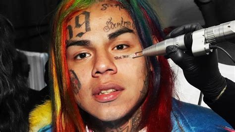 removing 6ix9ine s face tattoos youtube