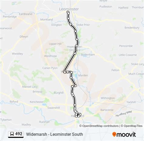 492 Route Schedules Stops And Maps Hereford Updated