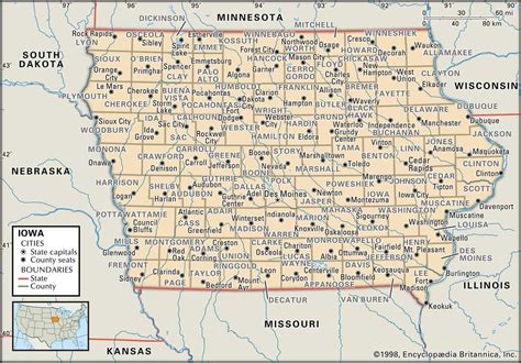 Historical Facts Of Iowa Counties