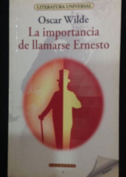La Importancia De Llamarse Ernesto Oscar Wilde Ediciones Brontes