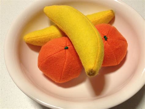 Bananas And Oranges Play Food Felt Food Food