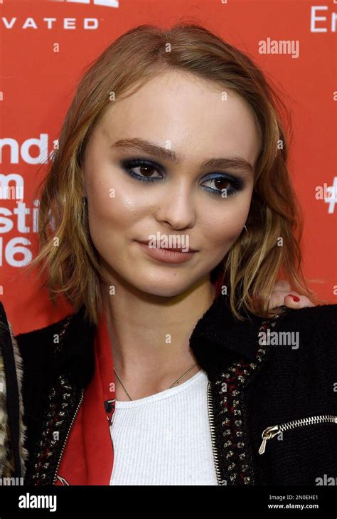 Lily Rose Depp A Cast Members In Yoga Hosers Poses At The Premiere Of The Film At The 2016