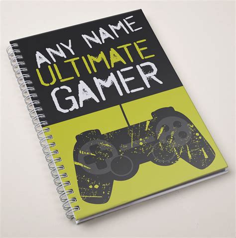 Buy Personalised Ultimate Gamer Notebook For Gbp 499 Card Factory Uk