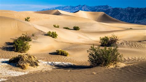 배경 화면 자연 경치 미국 캘리포니아 하늘 사막 데스 밸리 모래 산들 3840x2160 Skywolfx