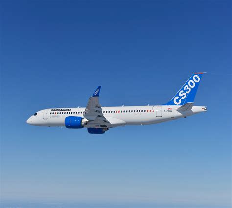 Bombardier Cs300 First Flight Completed Flyradius