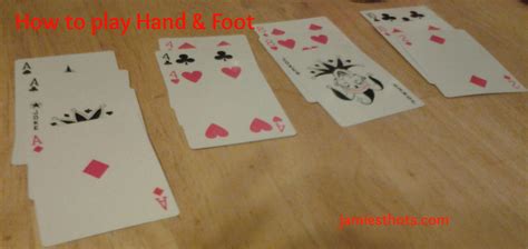 How To Play Hand And Foot Card Game Hand And Foot Rules And