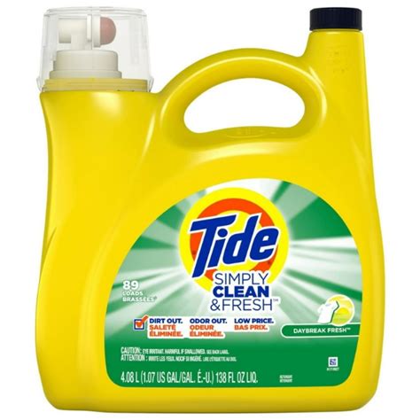 6 Pack Tide Simply Clean And Fresh Liquid Laundry Detergent Daybreak