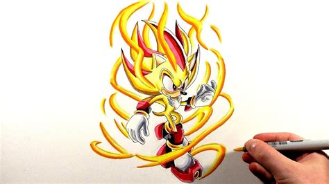 Drawing Super Shadow Sonic Adventure 2 Youtube