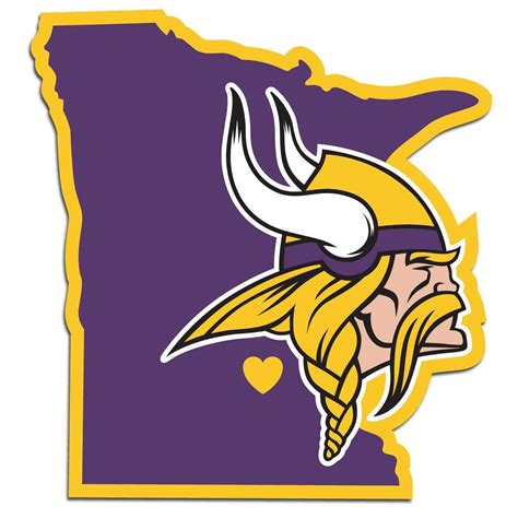 Minnesota Vikings Decal Home State Pride Minnesota Vikings Vikings