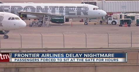 Frontier Passengers Say Flight Delayed 18 Hours