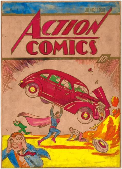 Only Surviving Original Artwork From Action Comics 1 Up For Sale