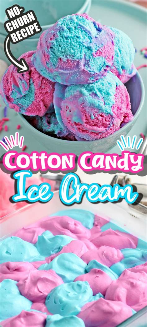 Cotton Candy Ice Cream No Churn Ice Cream Candy Cotton Candy Flavoring Chocolate Donuts