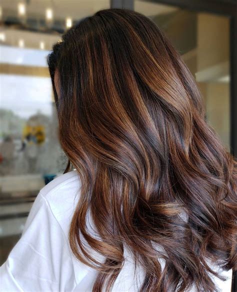 Fall Color Trend 68 Warm Balayage Looks Haircolor Brunette Hair Warm