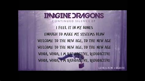 Imagine Dragons Radioactive Lyrics Youtube