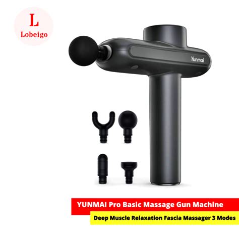ปืนนวดกล้ามเนื้อไฟฟ้า Xiaomi Yunmai Pro Basic Massage Gun Machine Deep Muscle Relaxation Fascia