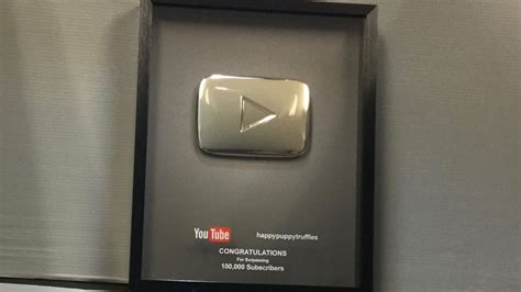 100000 Subscribers Silver Play Button Received Youtube
