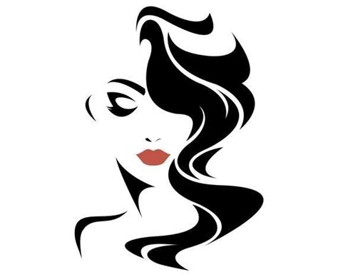 Pin By Мастерская Береза On Сохранила Silhouette Art Hair Logo