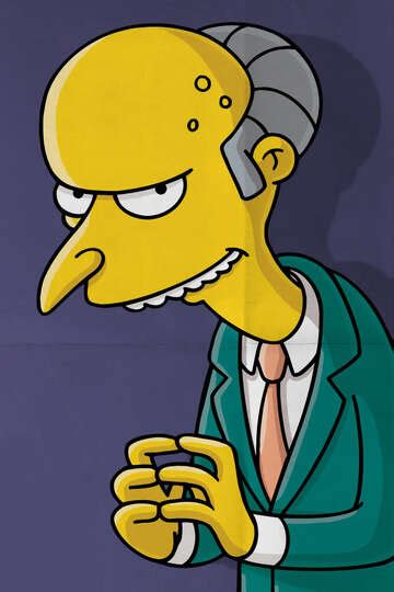 Mr Burns Is The Balding Boss Of Homer Simpson In The Photo 5033468