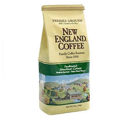 New England Coffee Hazelnut Creme Decaf Ground Oz