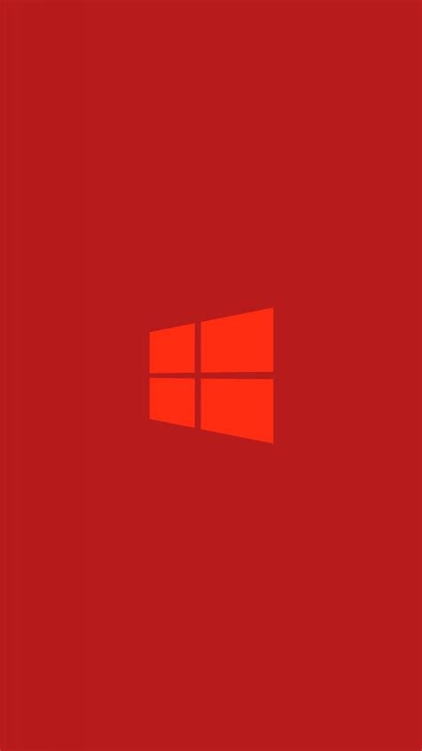 🥇 Minimalistic Red Metro Windows 8 Clean Logo Wallpaper 9163
