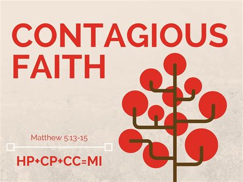 Contagious Faith New Teaching Series Yardley Baptist Church