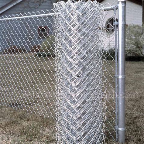 Galvanized Iron 12 Gauge Chain Link Fencing Wire Mesh Size 1 6 Inch
