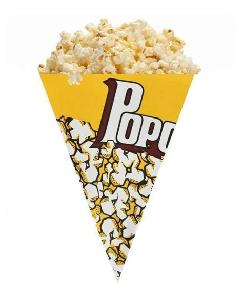 Paper Popcorn Cones Large 750ml Popcorn Cones Cones Popcorn