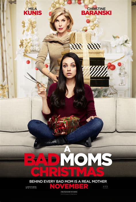The holidays are getting stressful for overwhelmed moms amy, carla and kiki when their mothers … following. A Bad Moms Christmas (#2 of 10): Extra Large Movie Poster ...