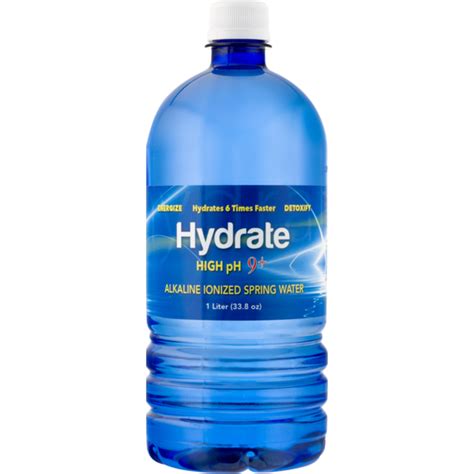 Hydrate Alkaline Ionized Spring Water 1 L Instacart