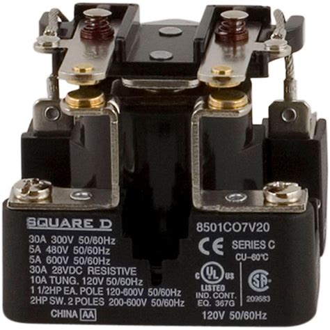 Square D 30 Amp Power Relay Coil 8501co7v20 The Home Depot