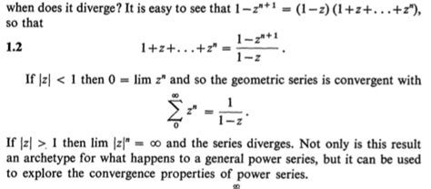 sequences and series how can we prove that z {n 1} to 0 { mathbb{c}} as n to infty