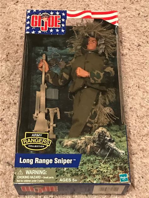 Gi Joe 2002 Hasbro 12 Long Range Sniper New Sealed Box Army Ranger