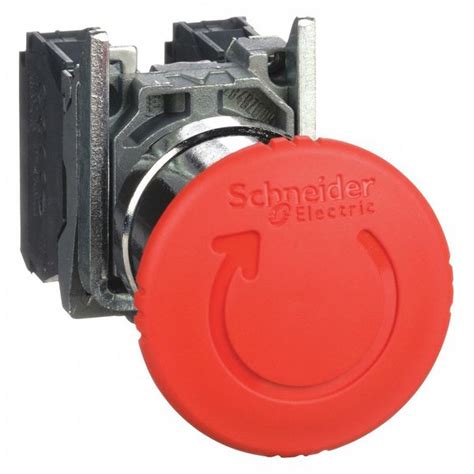 Schneider Electric Emergency Stop Push Button 22 Mm 1no1nc Red