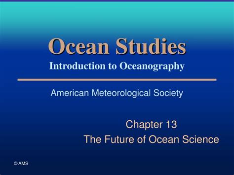 Ppt Ocean Studies Introduction To Oceanography American
