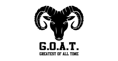 Goat is the goat of clean performance energy drinks! G.O.A.T - Greatest of All Time - Goat - Sticker | TeePublic