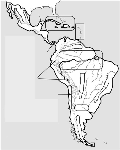 Wms Ss6 Latin America Physical Features Map Quiz With Descriptions