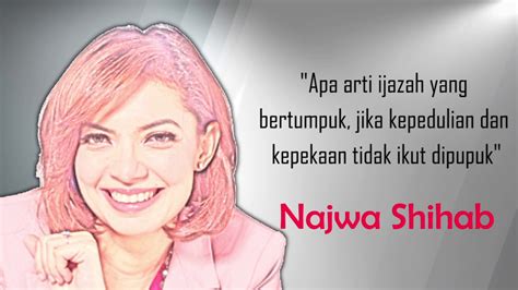 Kata Bijak Najwa Shihab Tentang Wanita