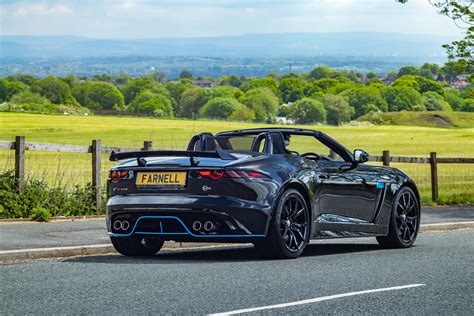 Younis Khan Jaguar F Type Svr Convertible Black With A Hint Of Blue