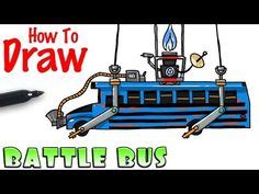 fortnite battle bus stencil fortnight   bus crafts coloring  kids coloring