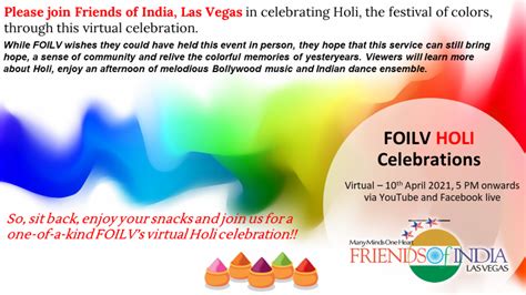 Holi Celebrations Goes Virtual