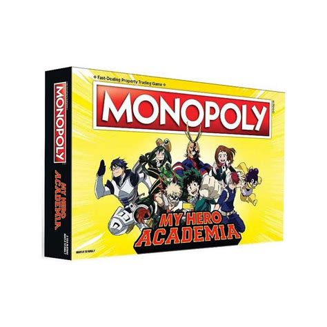 Winning Moves Monopoly My Hero Academia Gioco Da Tavolo In Italiano