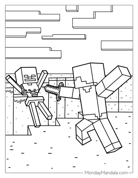 80 Minecraft Coloring Pages Free Pdf Printables Minecraft Coloring