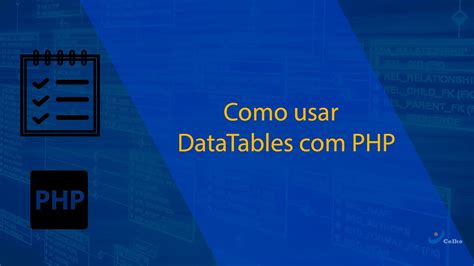 Como Usar O Datatables Com Php Para Listar Registros Do Banco De Dados Youtube