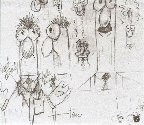 John Loveladys Sketches For Beaker The Muppet Show Circa 1976 I