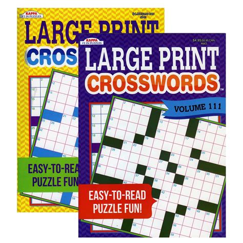 Crosswords Large Print Book 1 Ct Print Book Large