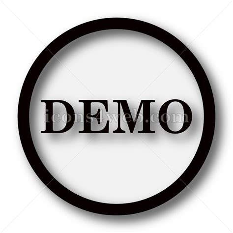 Demo simple icon. Demo simple button.