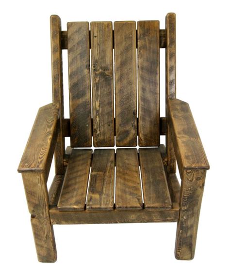 Rustic Wood Adirondack Chair Four Corner Furniture Bozeman Mt