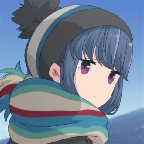 Shima Rin Anime Icon Yuru Camp Gambar Anime Gambar